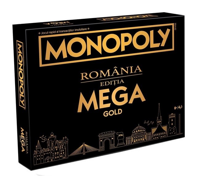 Monopoly - Romania - Editia Mega Gold (Romanian Edition)