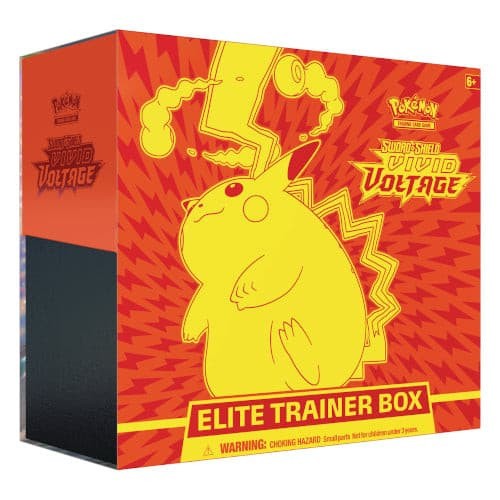 Pokemon TCG Sword & Shield 4 Vivid Voltage Elite Trainer Box