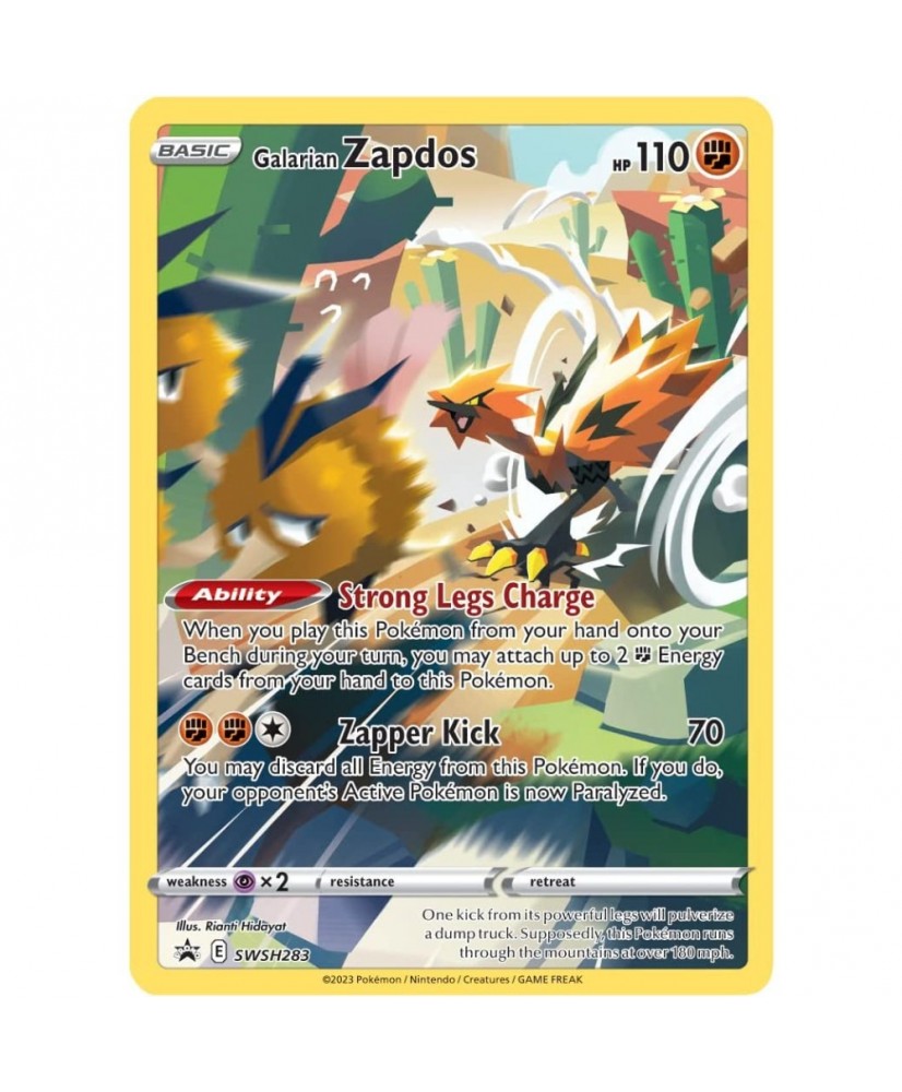 Pokemon Trading Card Game SWSH12 5 Crown Zenith Galarian Zapdos