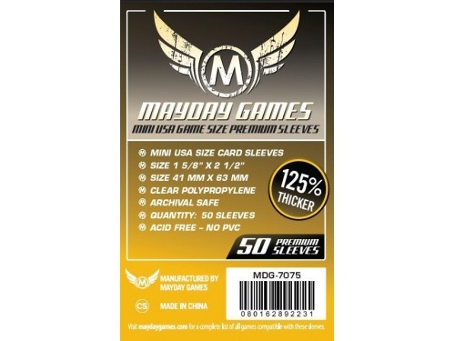 Mayday Mini USA Sleeves 41 x 63 mm (50 pack)