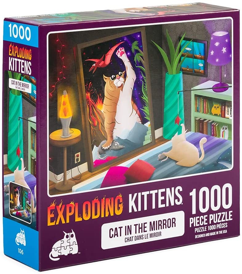 Exploding Kittens Puzzle: Cat in The Mirror