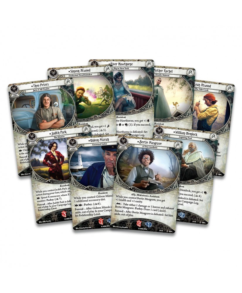 Arkham Horror The Card Game The Feast of Hemlock Vale Investigator Expansion - Face Unknown Terrors! Lovecraftian Cooperative LCG, Ages 14+, 1-4 Players, 1-2 Hr Playtime, Made by Fantasy Flight Games