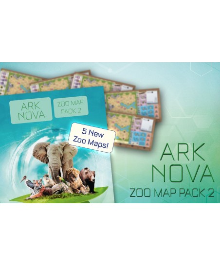 Ark Nova Zoo Map Pack 2 English Edition Ark Nova Zoo Map Pack 2 