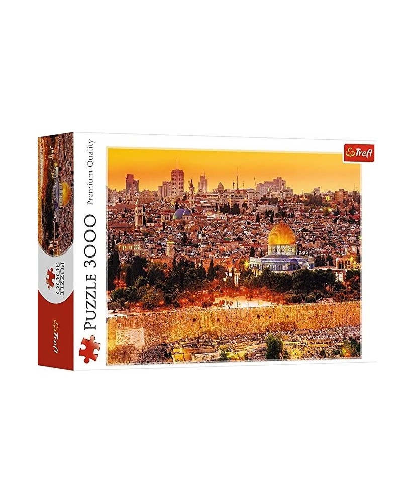 Trefl Red 3000 Piece Puzzle - The roofs of Jerusalem / Fototeca